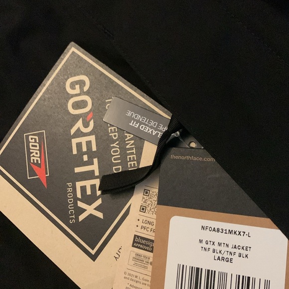NWT The North Face GORE-TEX® Mountain Jacket, Large, Black - Picture 5 of 14